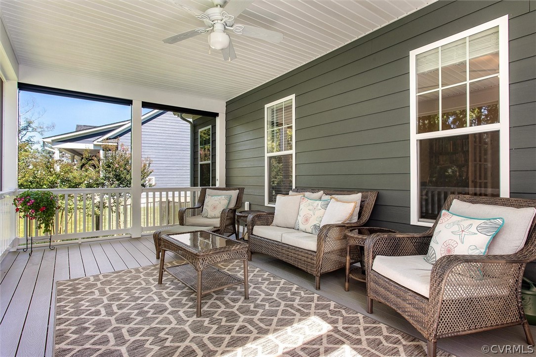 12233 Bremner Ridge Circle Manakin-Sabot, VA 23103 - Photo 37 of 49 a outdoor living space with furniture and garden view