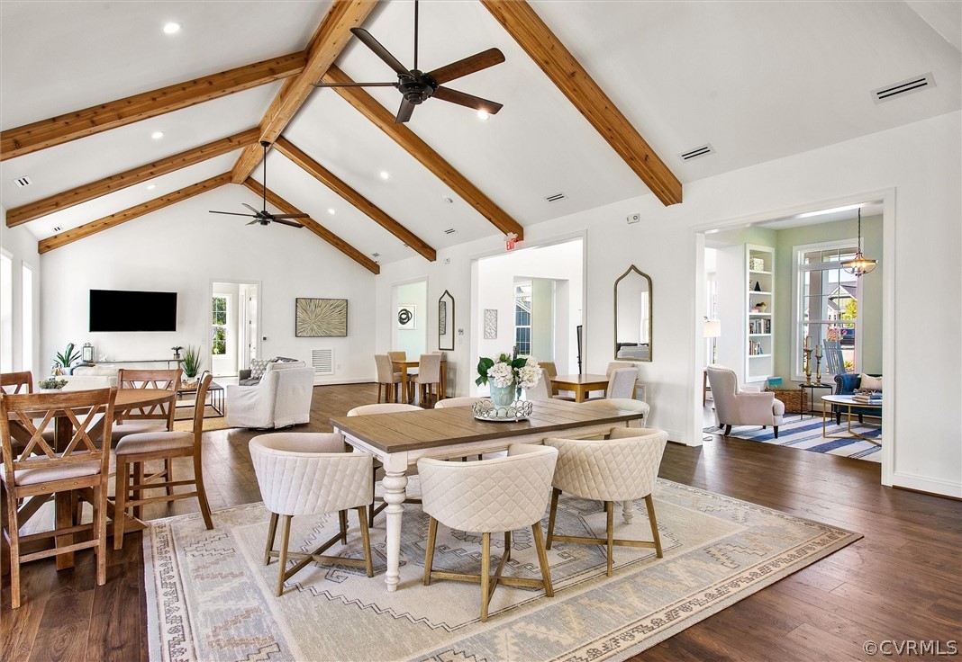 12233 Bremner Ridge Circle Manakin-Sabot, VA 23103 - Photo 46 of 49 a view of a dining room with furniture and wooden floor