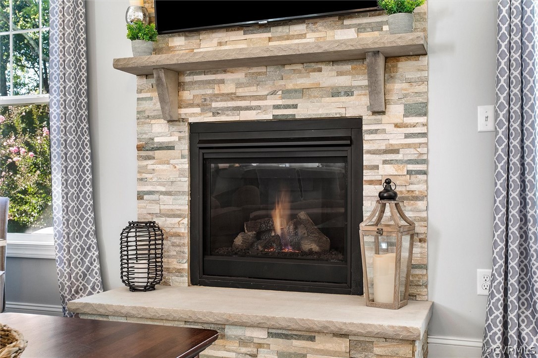 12233 Bremner Ridge Circle Manakin-Sabot, VA 23103 - Photo 10 of 49 a closeup of a fireplace with a fireplace