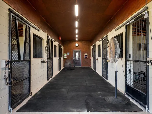 a view of a car garage door