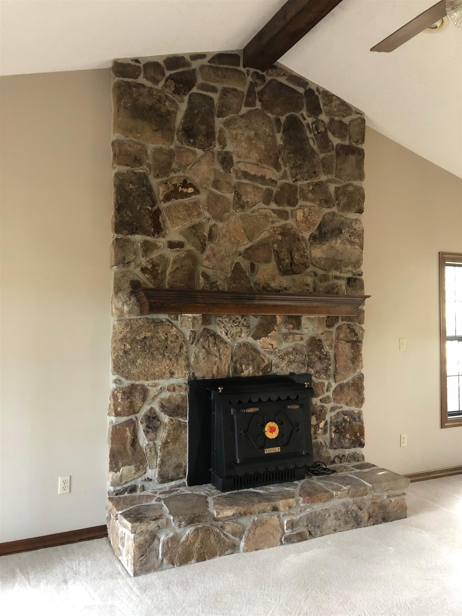 246 Leslie Jamie Road Manchester, TN 37355 - Photo 6 of 23 Beautiful Wood burning Fireplace with insert.