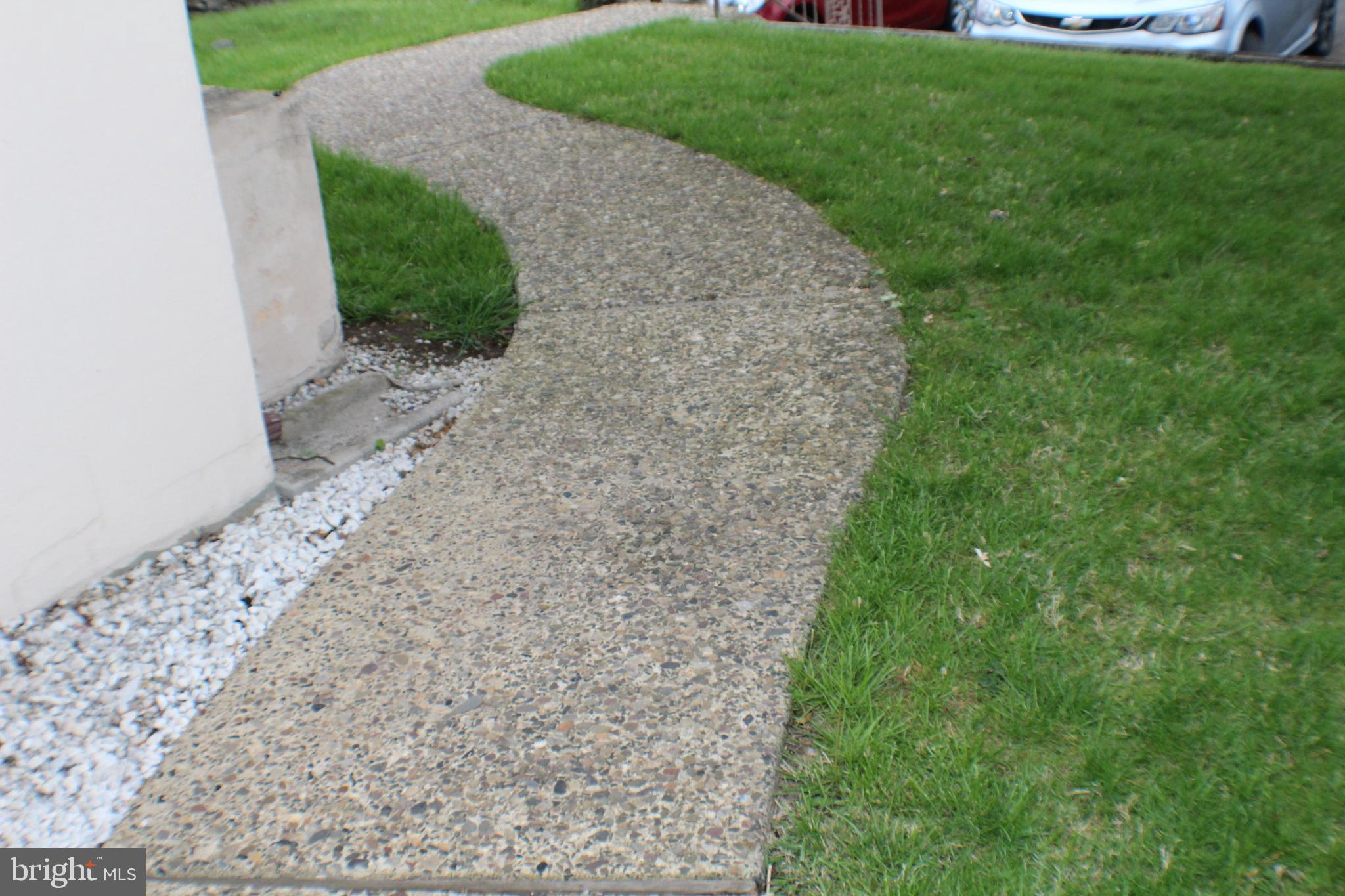 winding walk to front door