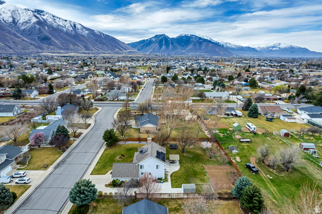 1697 North 500 West Mapleton, UT 84664 - Photo 44 of 50 Aerial view of residential area featuring a mountainous background