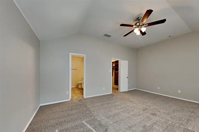 a view of a big room with closet area