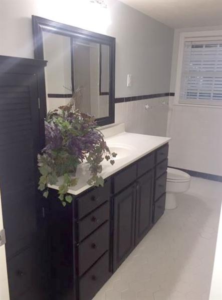 4536 Rosecrest Road Roanoke, VA 24018 - Photo 21 of 24 a bathroom with a sink and a mirror