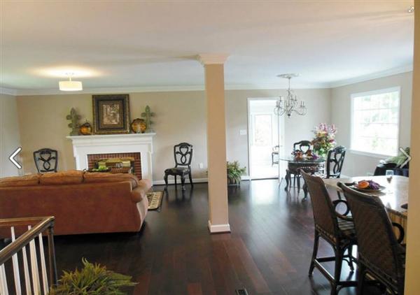 4536 Rosecrest Road Roanoke, VA 24018 - Photo 4 of 24 a living room with furniture and a fireplace
