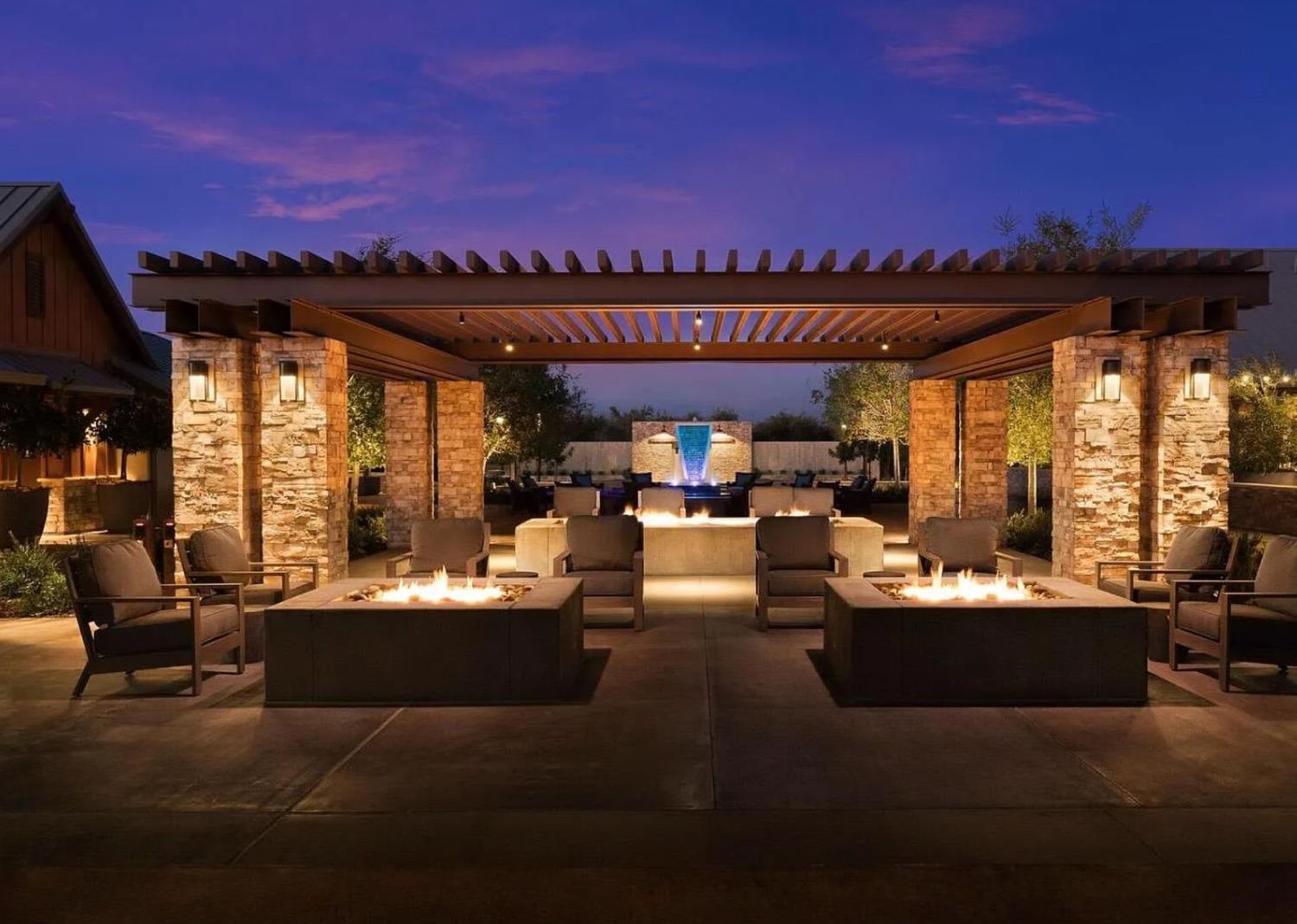 123 Capstone Way South Madera, CA 93636 - Photo 28 of 32 a view of a terrace with outdoor seating