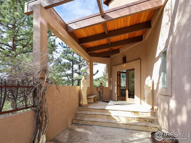 a view of a house with a porch