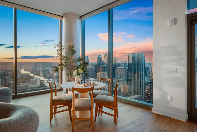 a outdoor space with furniture