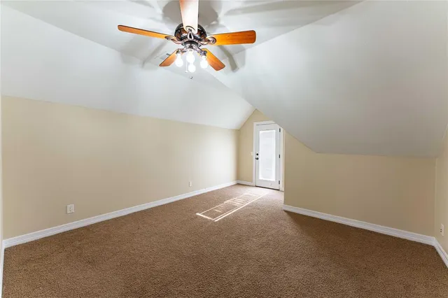 a view of hallway with an empty space