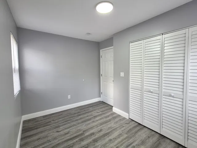 wooden floor in an empty room
