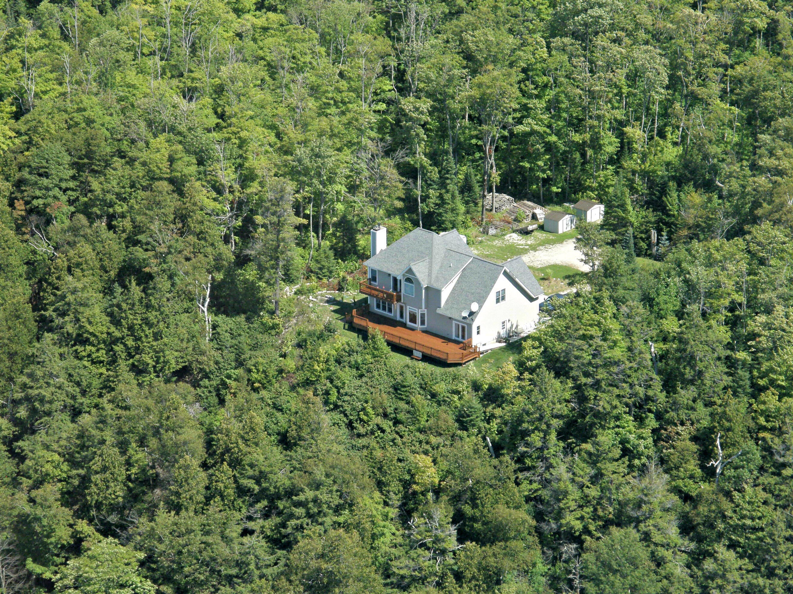 N1746 Smith Road St. Ignace, MI 49781 - Photo 2 of 88 Bird's eye view