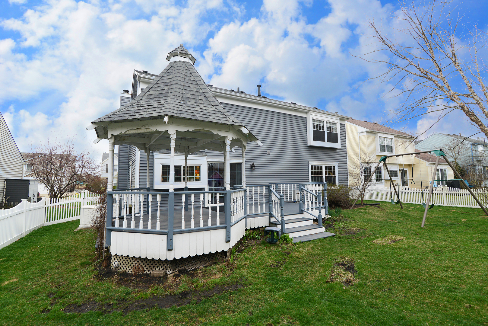 794 Burning Trail Carol Stream, IL 60188 - Photo 30 of 35 a view of a house with a yard porch and sitting area