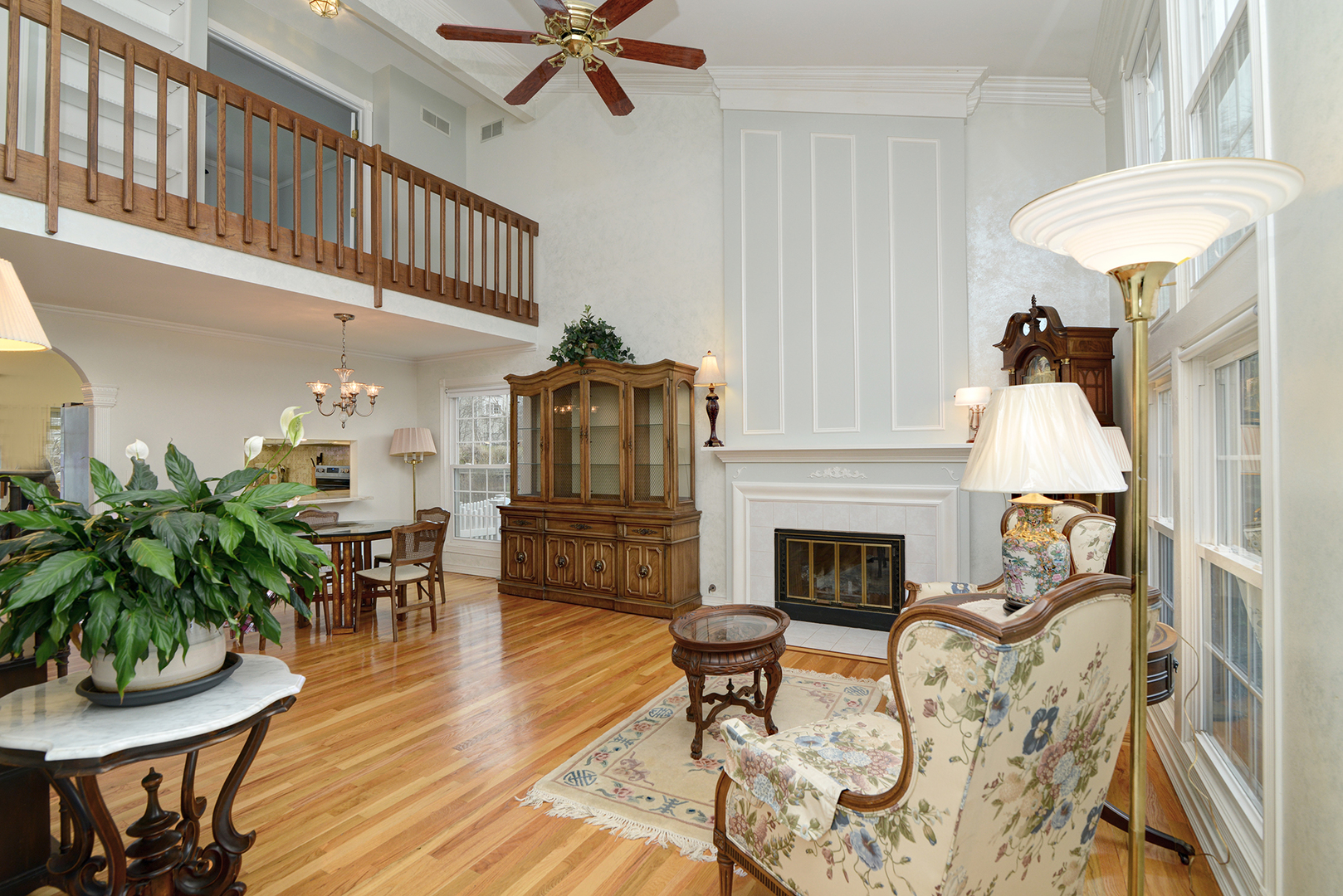 794 Burning Trail Carol Stream, IL 60188 - Photo 6 of 35 a living room with furniture and a fireplace