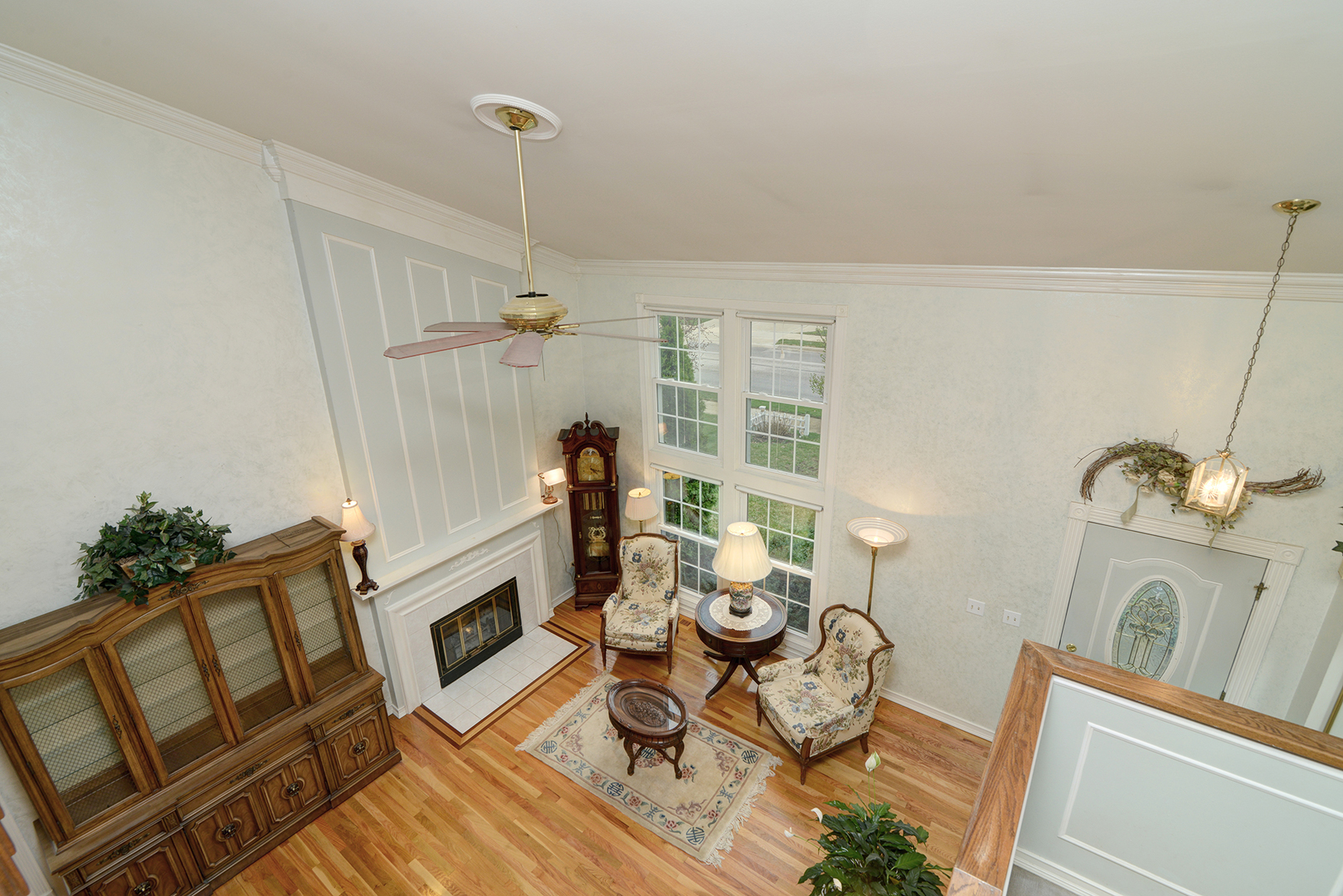 794 Burning Trail Carol Stream, IL 60188 - Photo 8 of 35 a living room with furniture and a fireplace