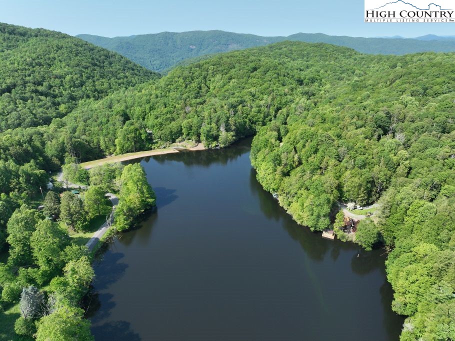 1772 Ripshin Mountain Road Roan Mountain, TN 37687 - Photo 22 of 29 a view of a lake with a mountain in the background