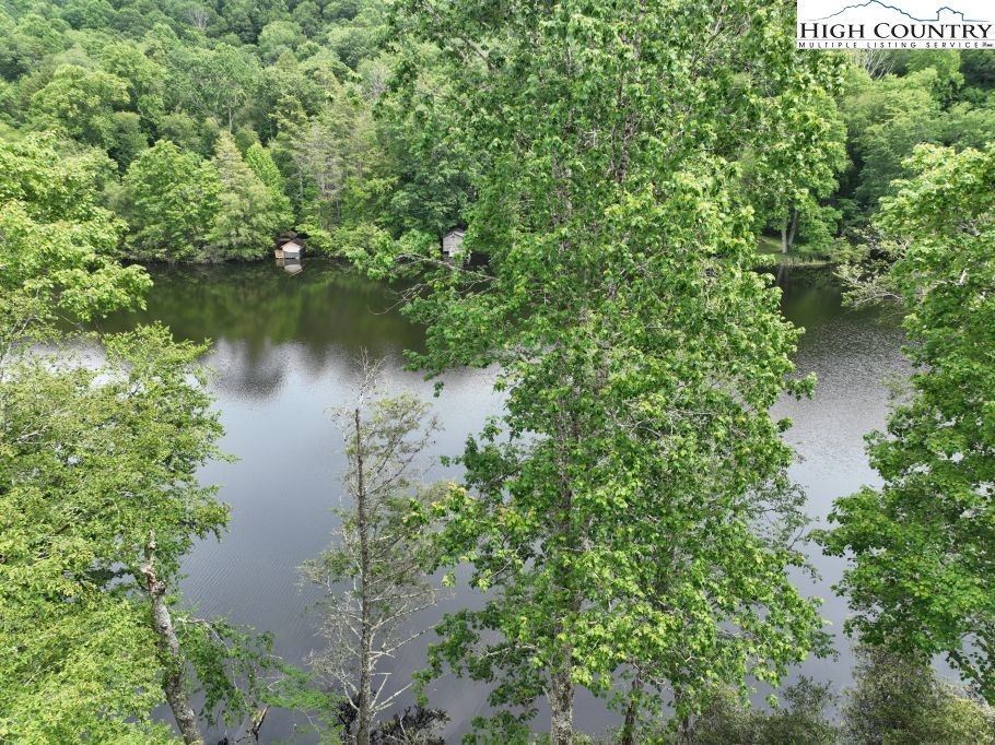 1772 Ripshin Mountain Road Roan Mountain, TN 37687 - Photo 10 of 29 an aerial view of a house with a yard and lake view