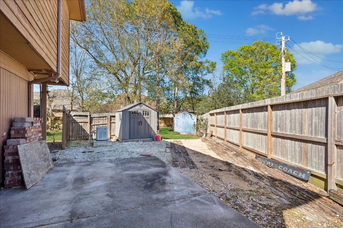 1835 Raintree Circle Seabrook, TX 77586 - Photo 43 of 50 Quit paying the extra storage or dock fees. Parking pad for RV/boat-50amp power supply.