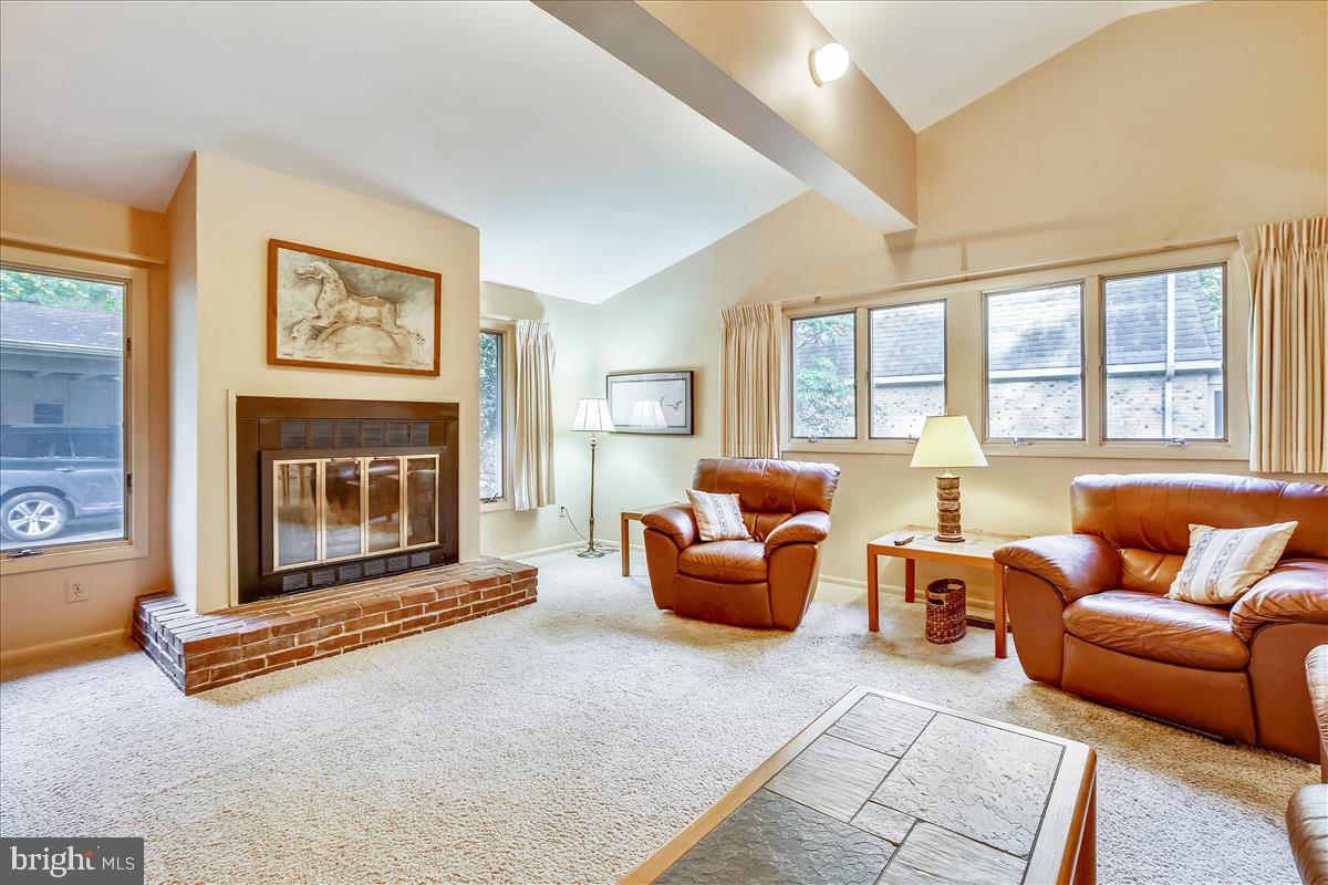 1417 Aldenham Lane Reston, VA 20190 - Photo 23 of 65 Cathedral ceiling with fireplace