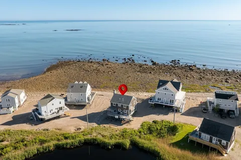 a view of outdoor space and ocean view