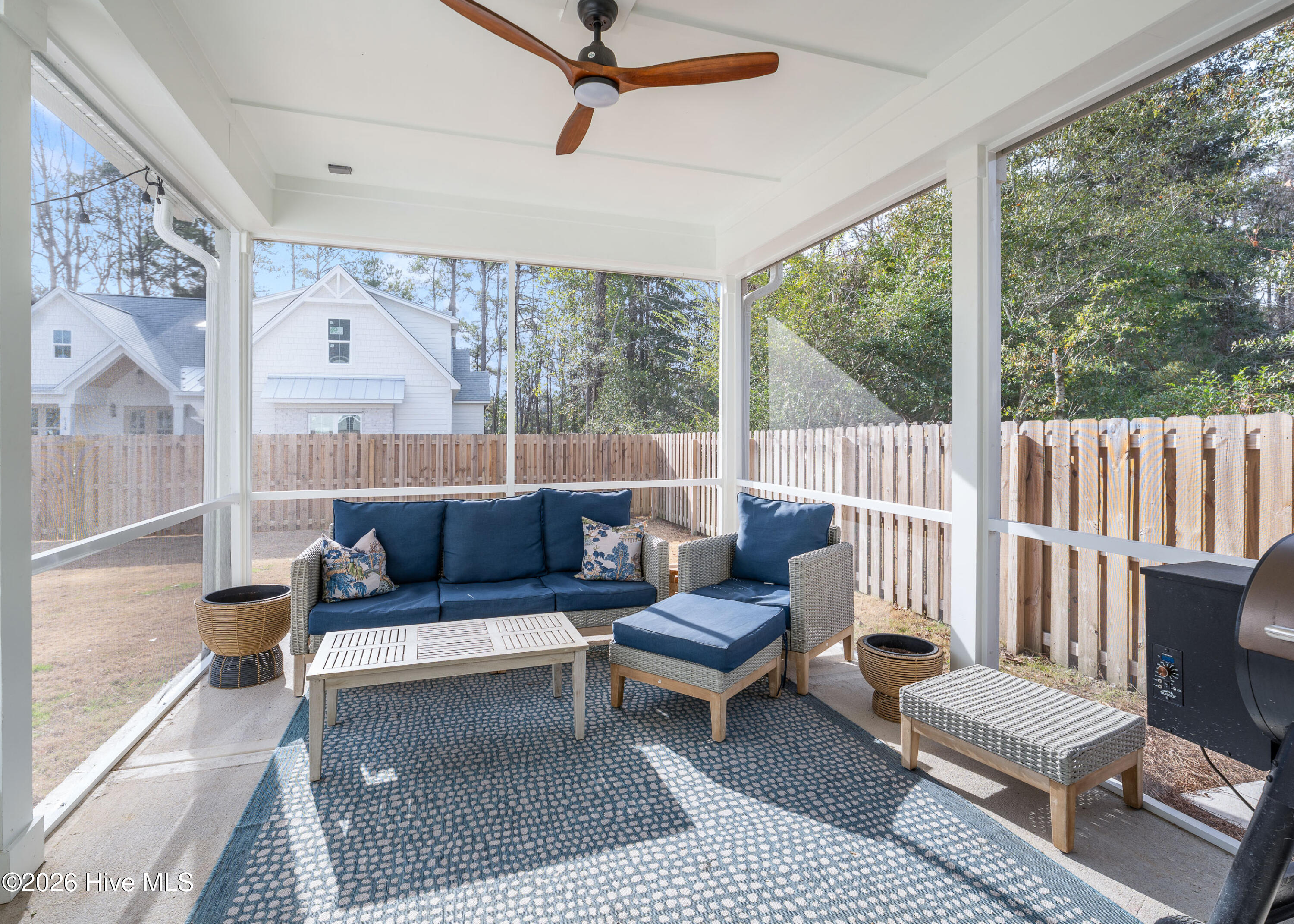 6132 Bailey Buck Road Wilmington, NC 28409 - Photo 9 of 49 Screened Back Porch