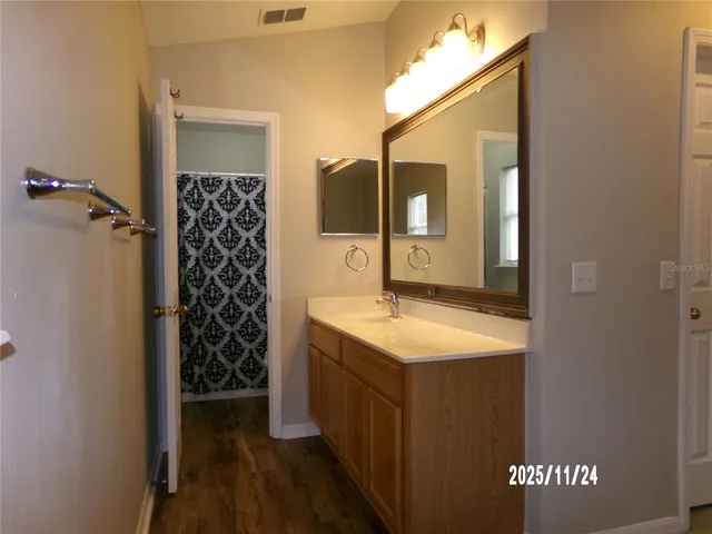 a close view of a sink