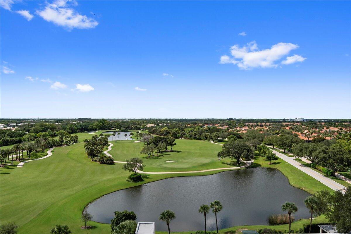3322 Casseekey Island Road, Unit 901 Jupiter, FL 33477 - Photo 37 of 68 a view of a lake with a city