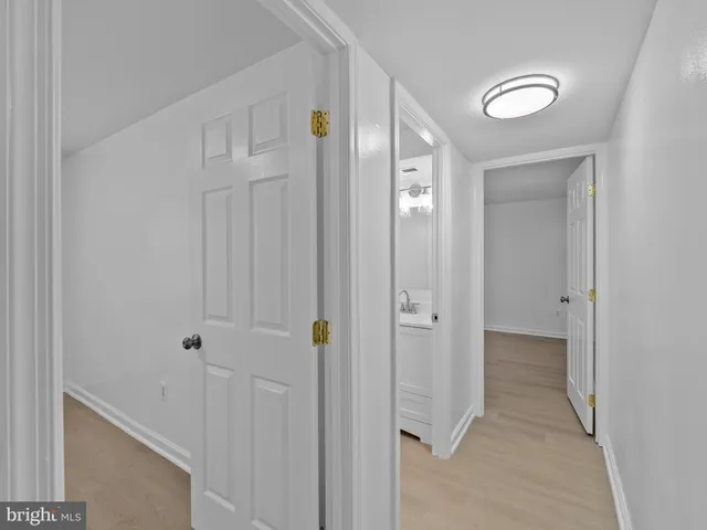 a view of a bathroom with shower