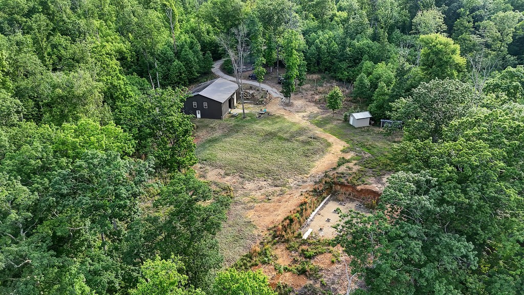 3155 Pigeon Spur Road South Pittsburg, TN 37380 - Photo 72 of 78 a backyard of a house with a garden and deck