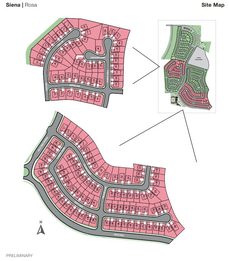 33352 Rusty Court French Valley, CA 92596 - Photo 6 of 11 Rosa at Siena - Site Map