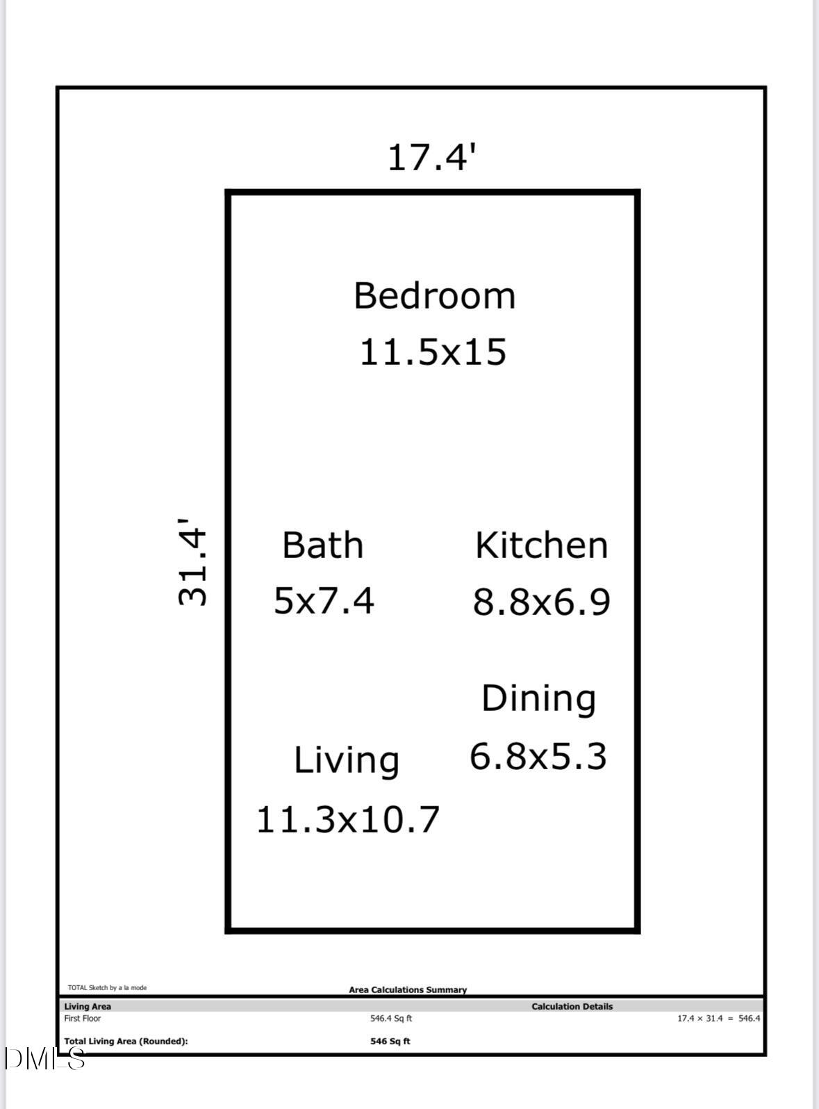 807 West Trinity Avenue, Unit 153 Durham, NC 27701 - Photo 39 of 39 Floor plan image