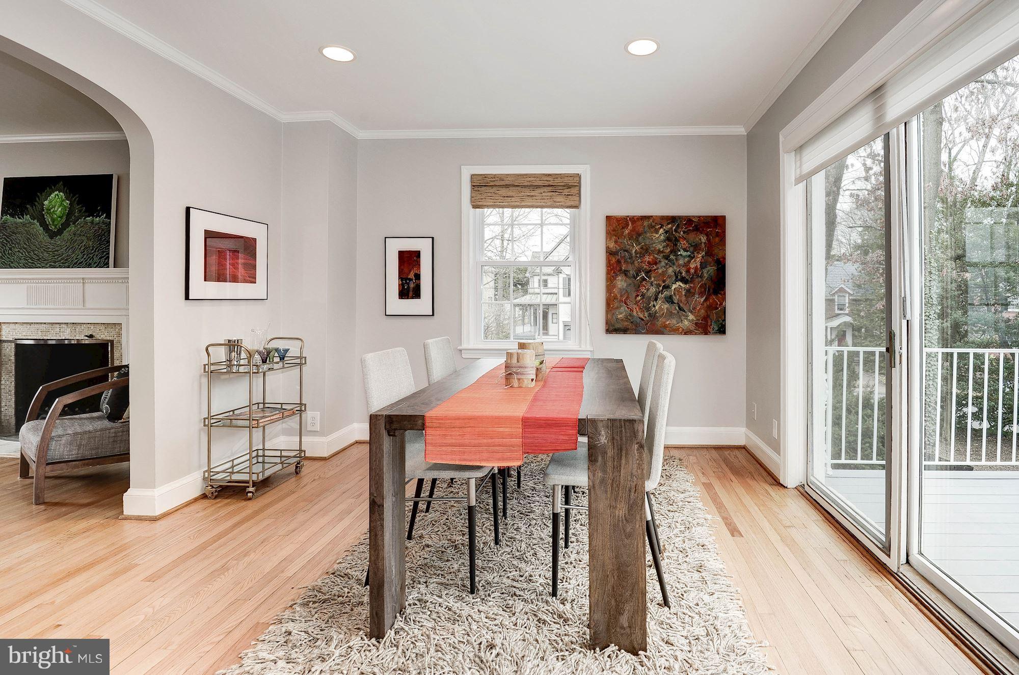 5000 Park Place Bethesda, MD 20816 - Photo 7 of 30 a dining room with furniture and wooden floor