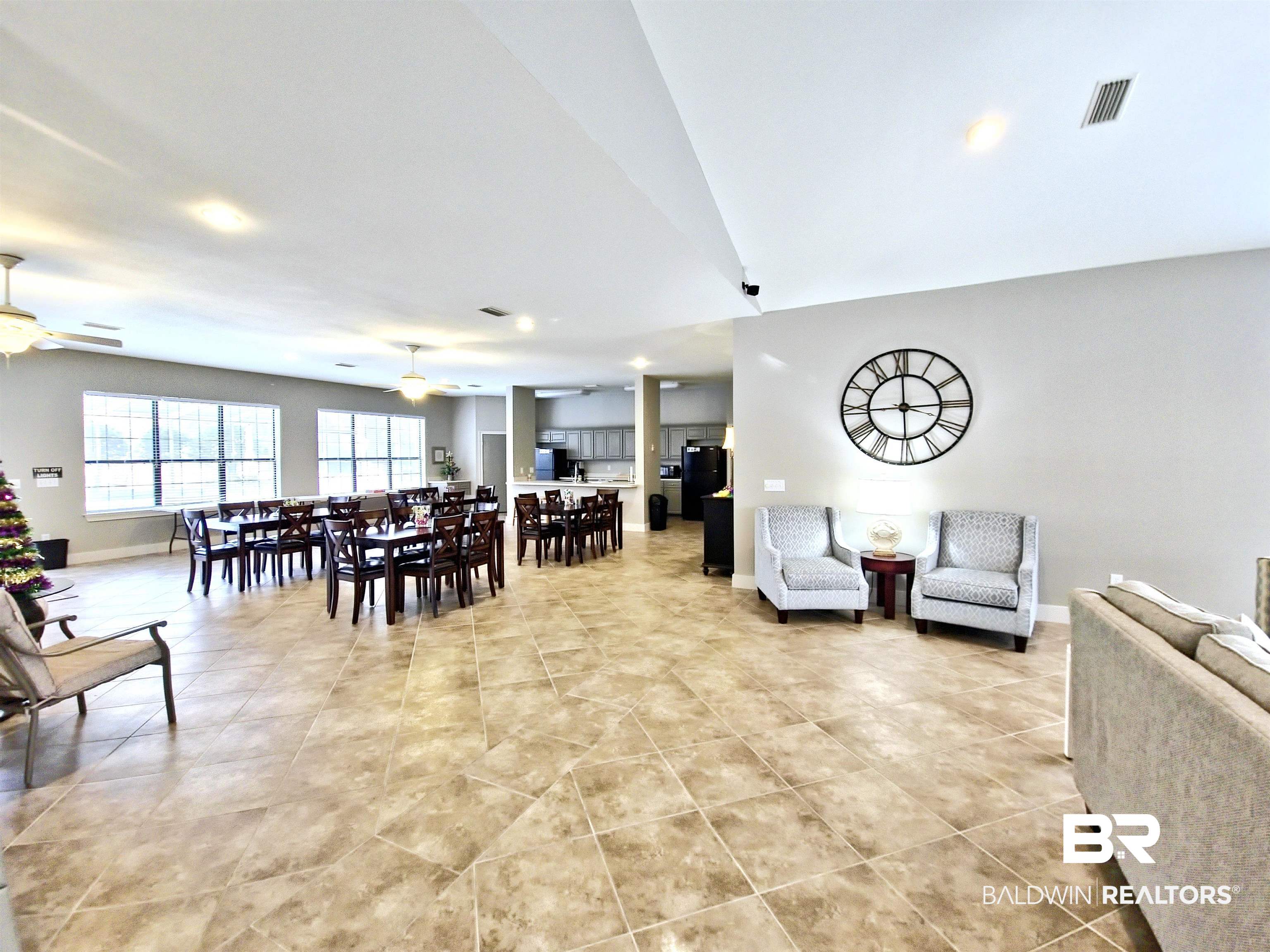 4650 Griffith Marina Road, Unit 12 Orange Beach, AL 36561 - Photo 26 of 34 Living area featuring recessed lighting and light tile patterned flooring