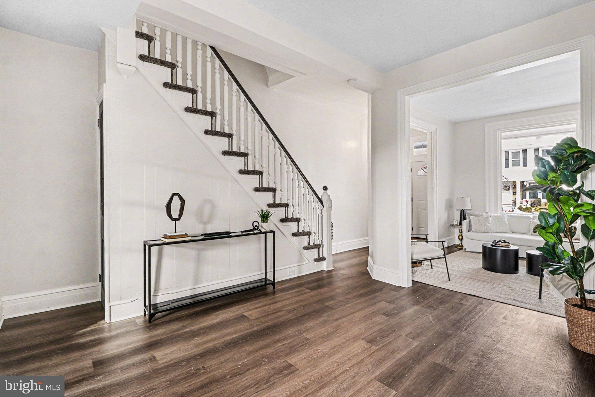214 Chestnut Street Lebanon, PA 17042 - Photo 11 of 45 a view of entryway and hall with wooden floor