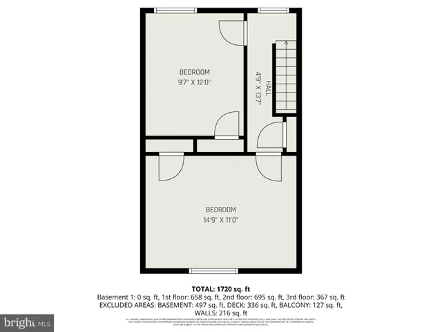 a picture of a bench in an outside space