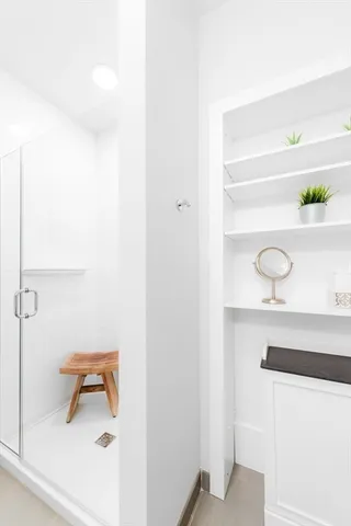 a bathroom with a sink