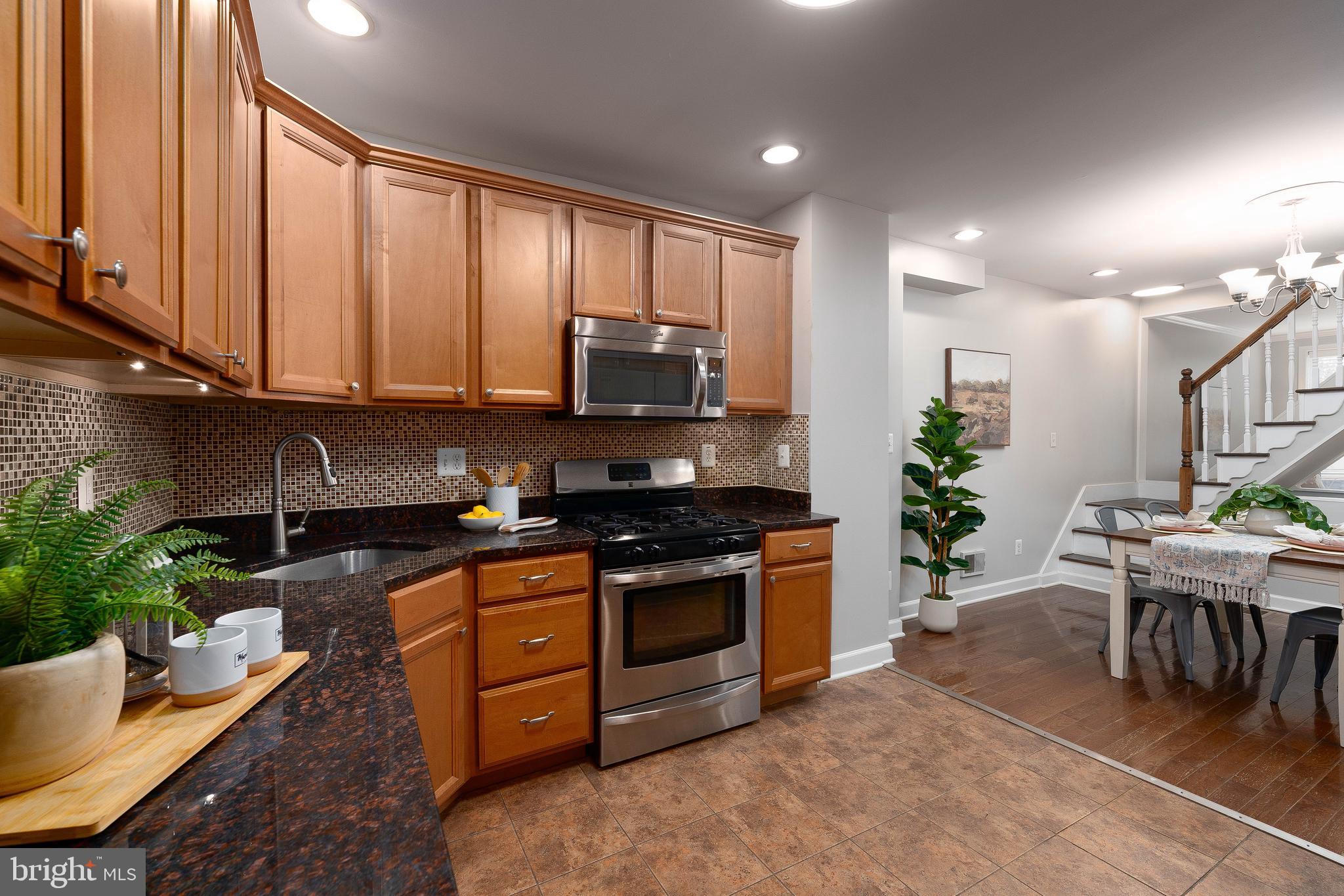 1421 Decatur Street Baltimore, MD 21230 - Photo 13 of 27 Kitchen with dining room view