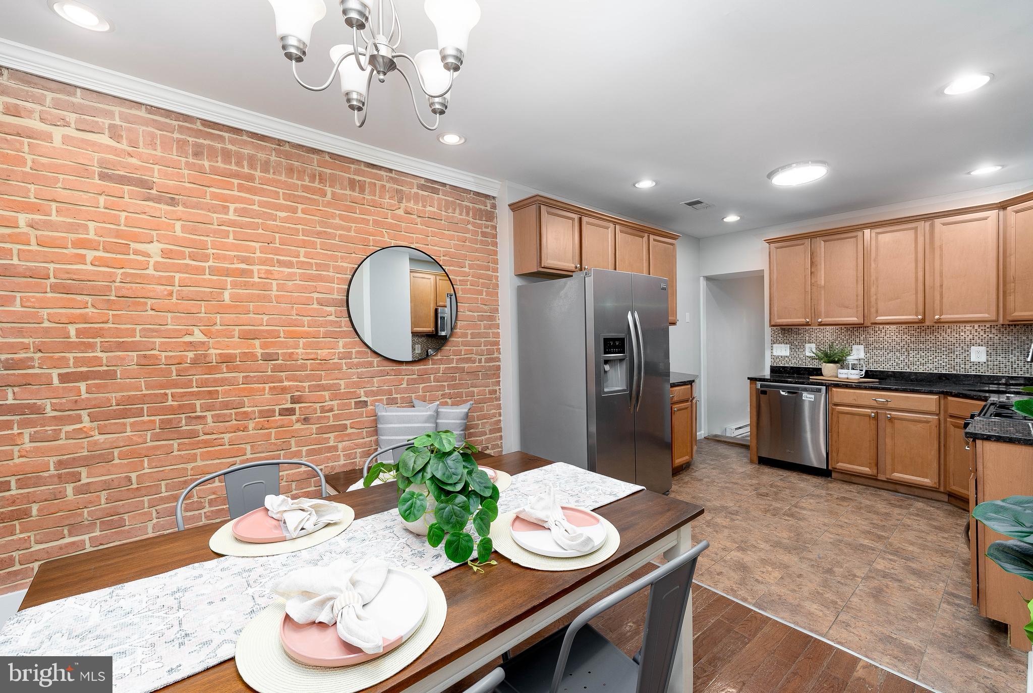 1421 Decatur Street Baltimore, MD 21230 - Photo 10 of 27 Dining room with kitchen view