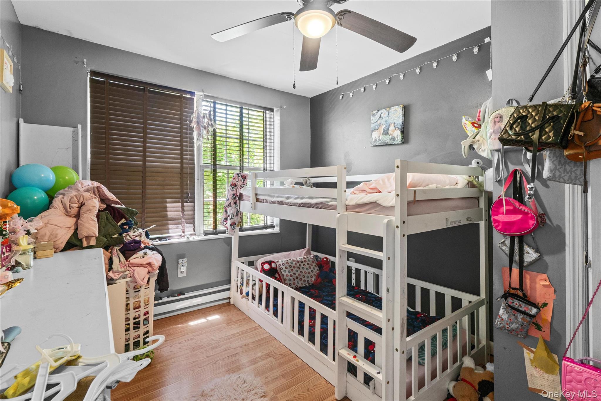 359 Lake Shore Drive Pine Bush, NY 12566 - Photo 16 of 25 Bedroom featuring wood finished floors and ceiling fan