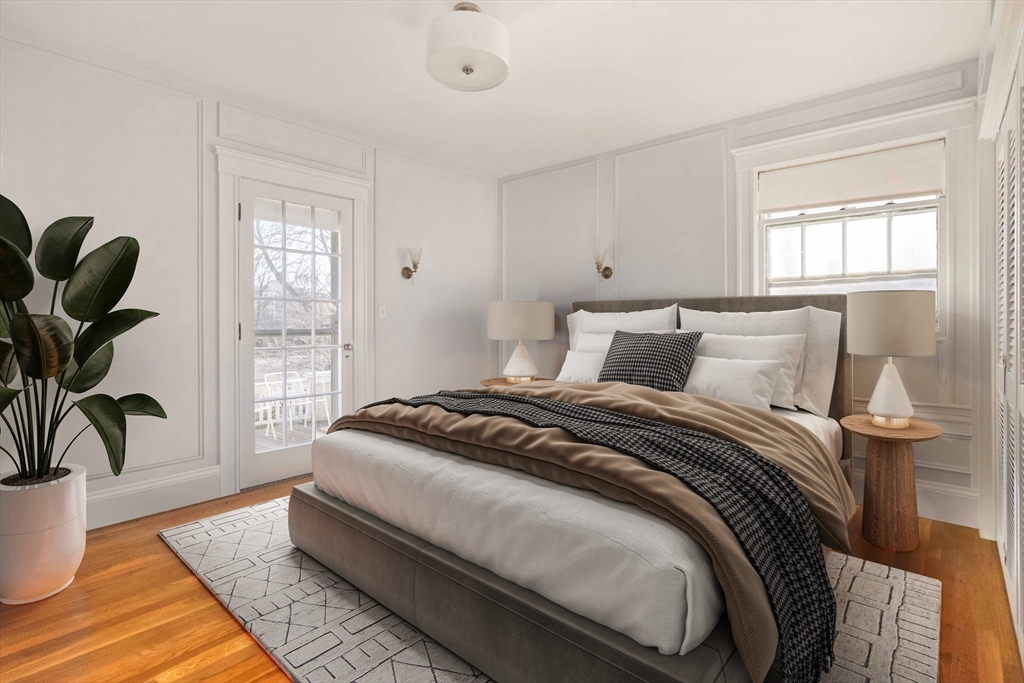 289 Clinton Road Brookline, MA 02445 - Photo 18 of 24 a bedroom with bed and window