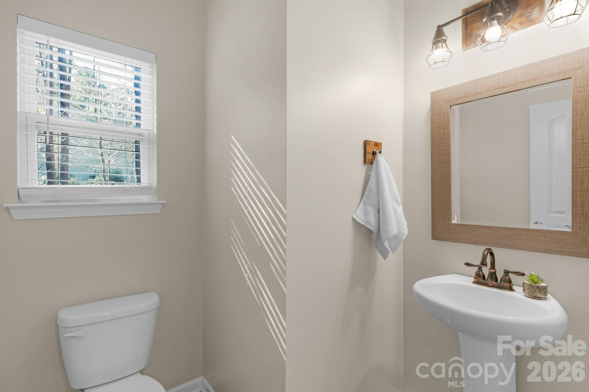 1508 Springfield Drive Waxhaw, NC 28173 - Photo 28 of 48 a bathroom with a sink a toilet and mirror