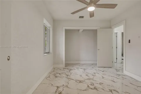 a view of an empty room