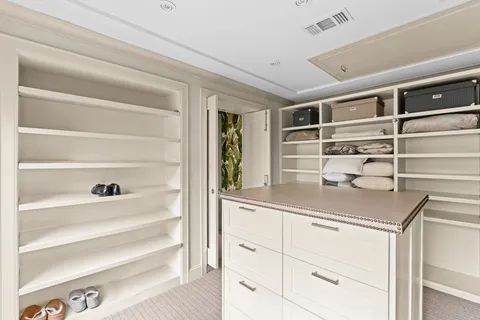 a workspace with furniture and window