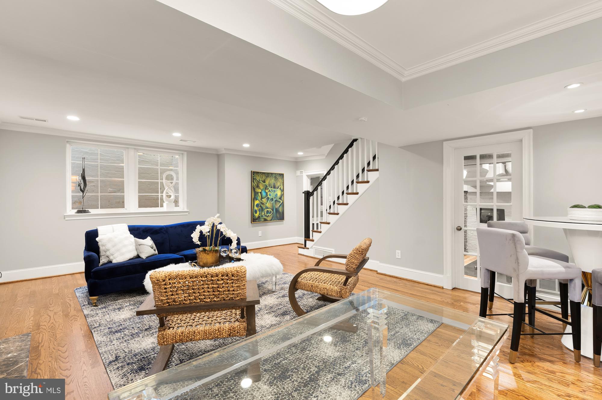 3110 Rolling Road Chevy Chase, MD 20815 - Photo 25 of 64 a living room with furniture and wooden floor