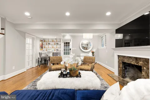 a bed room with a bed and a couch