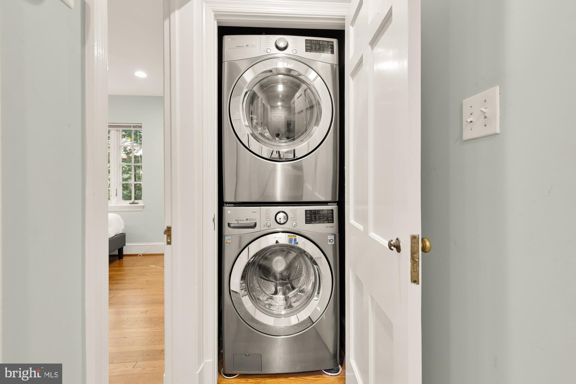 3110 Rolling Road Chevy Chase, MD 20815 - Photo 44 of 64 a view of a bedroom with washer and dryer