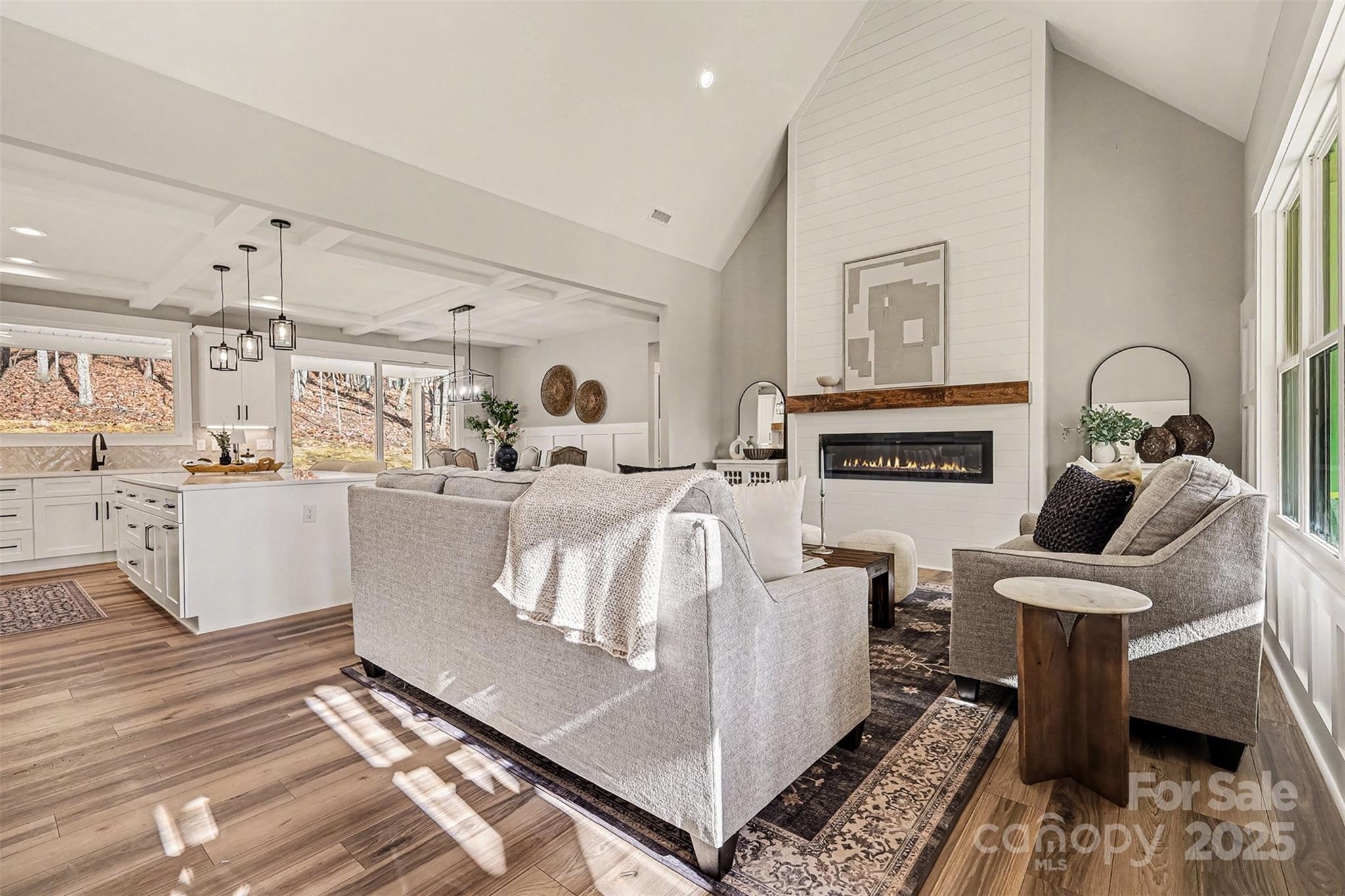 5304 West Liberty Hill Road York, SC 29745 - Photo 8 of 41 a living room with furniture and a fireplace