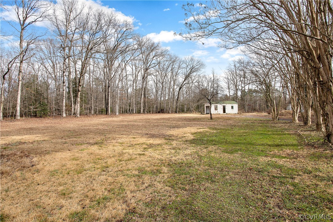 13007 Lewis Road Chester, VA 23831 - Photo 35 of 37 Back yard with view of 20X10 shed