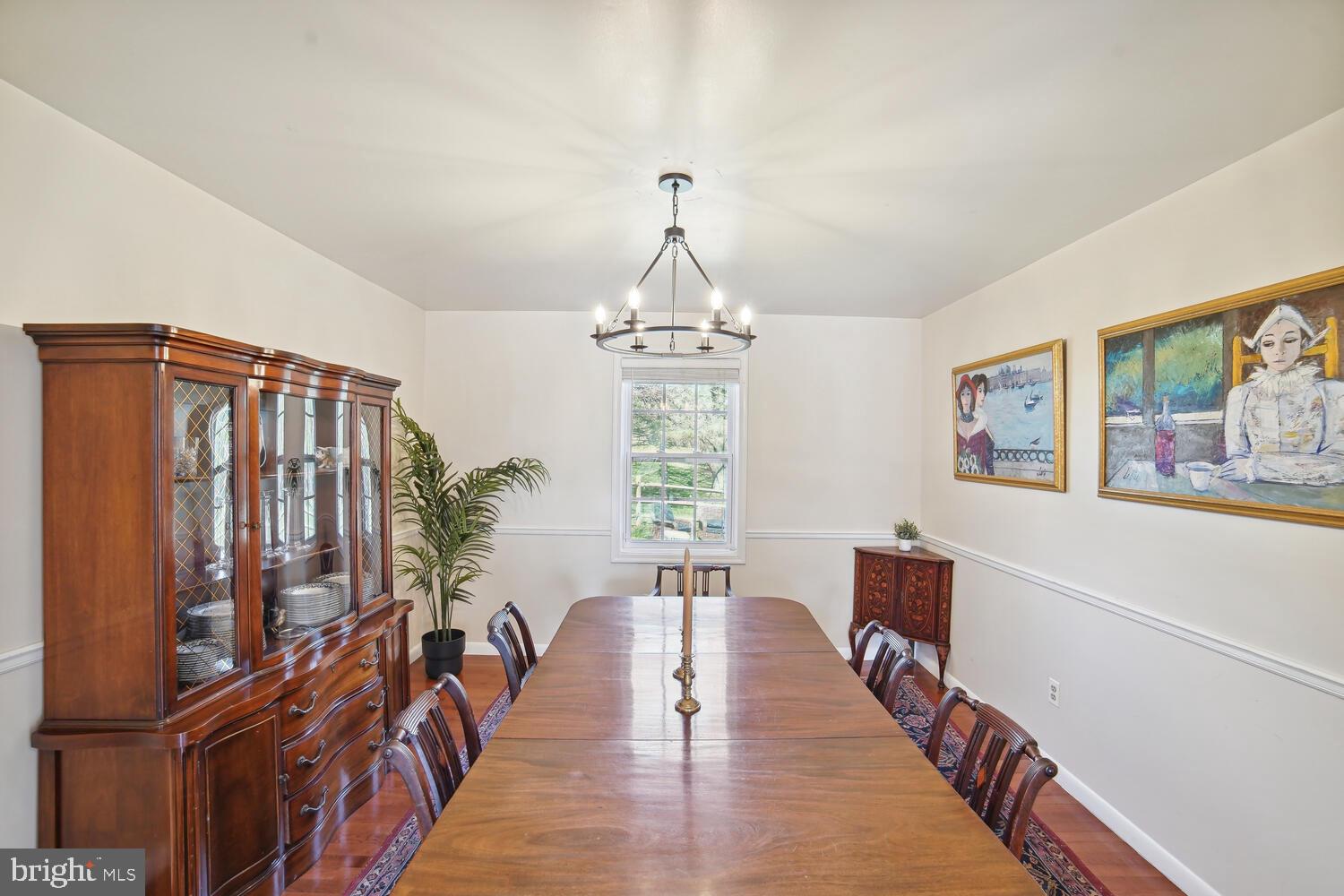 1915 Longmead Road Silver Spring, MD 20906 - Photo 8 of 52 Dining room featuring new chandelier