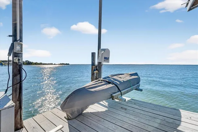 a view of a terrace with sky view